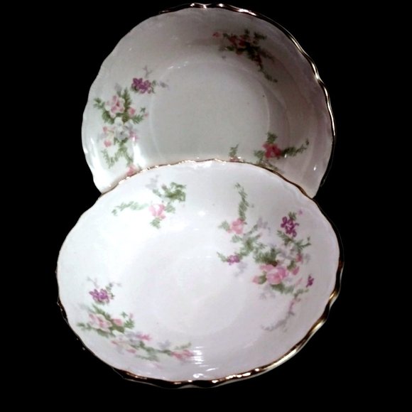 Vintage Berry Bowls, Fruit Bowls, Homer Laughlin Virginia Rose, 4pc Bowl Set, - Picture 8 of 10